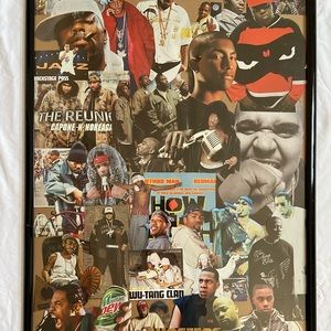 East Coast Rap Framed Collage